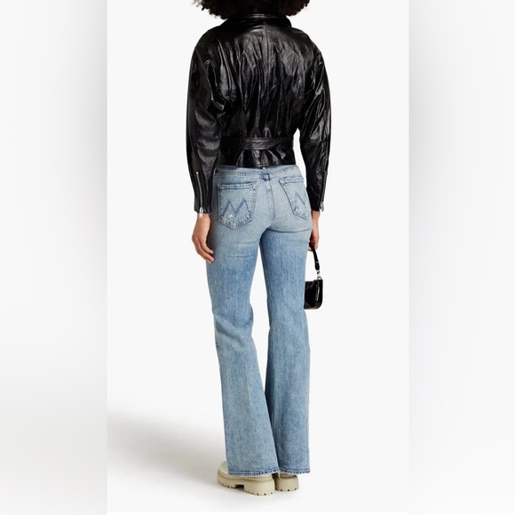 IRO Shiny Leather Biker Jacket - Picture 3 of 4